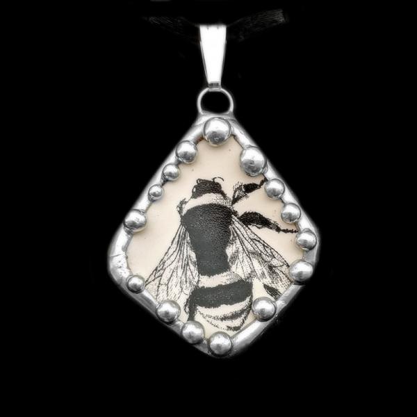 Bee Mug Shard Pendant picture