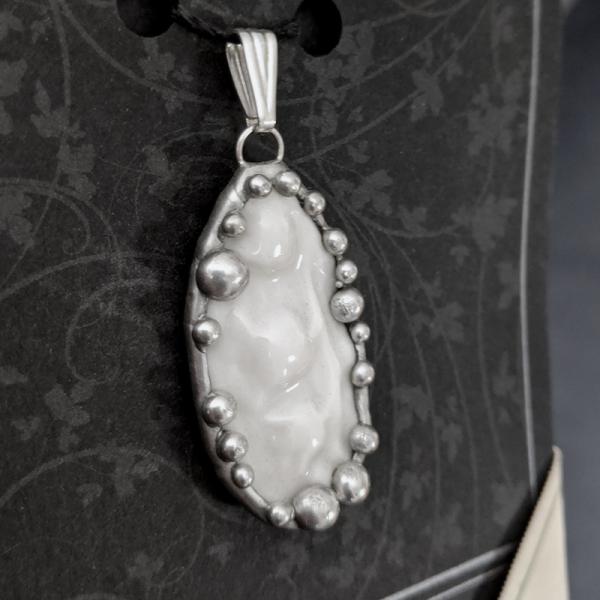 Contemporary Irish Belleek Shard Pendant picture