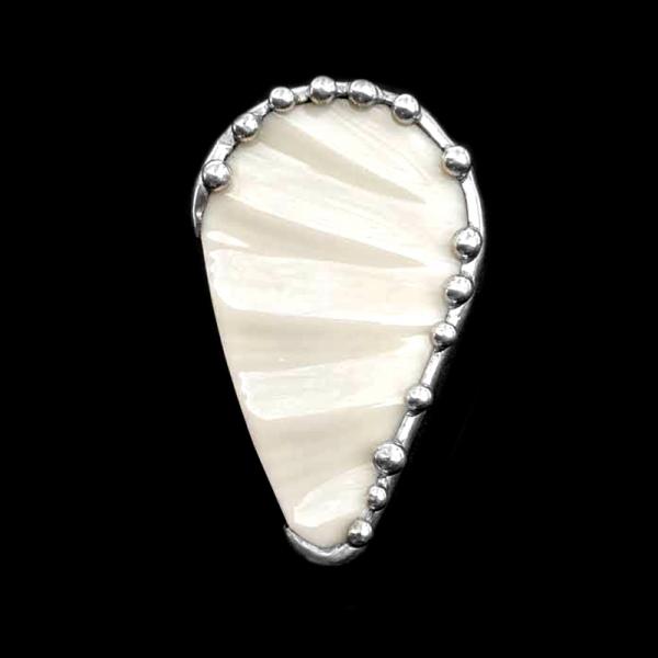 Vintage Irish Belleek Shard Pin/Pendant