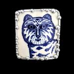 Contemporary Tiger Cup Shard Pin/Pendant