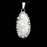 Contemporary Irish Belleek Shard Pendant