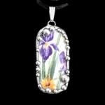 Iris Cup Shard Pendant