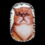 Cat Cup Shard Pin/Pendant **