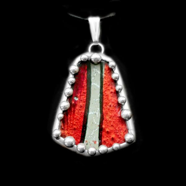 Turkish Art Glass Shard Pendant