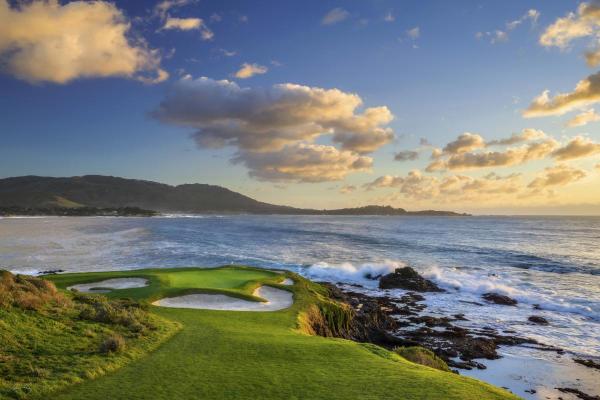 Pebble Beach Golf Links #07_Evening Glow_California