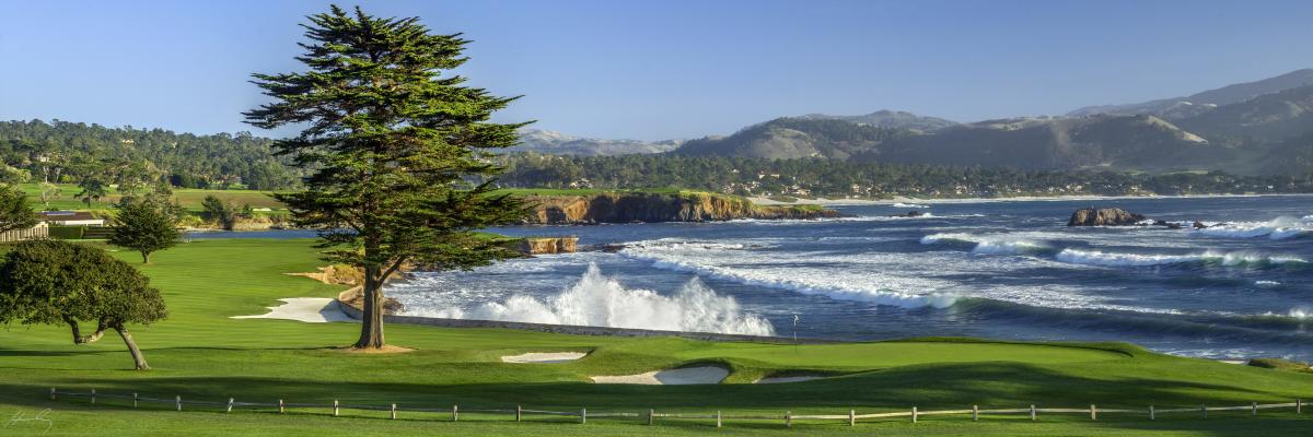 Pebble Beach Golf Links #18_December Swell, California picture