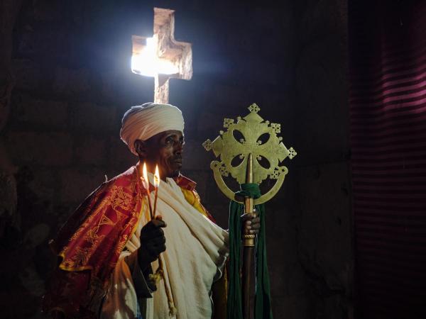 Lalibela Priest_Lalibela,Ethiopia picture