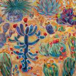 “Desert Scape” stretched (unframed) gicleé canvas print