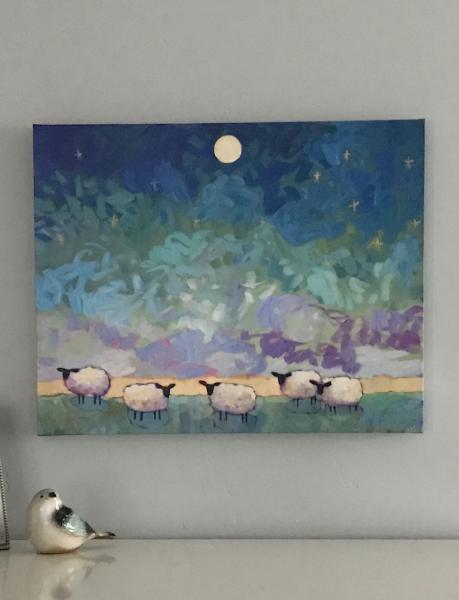 8x10” stretched gicleé canvas print “Mystic Moon” picture