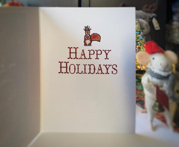 Single “Happy Holidays” 5x7 Holiday Card picture