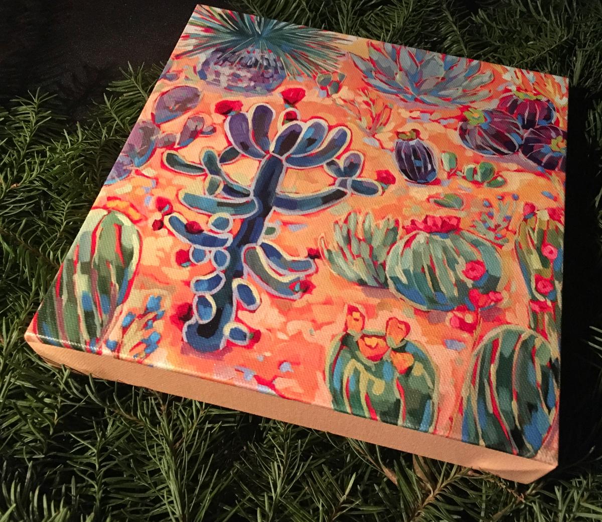 &ldquo;Desert Scape&rdquo; stretched (unframed) gicle&eacute; canvas print picture