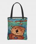 “You Otter be Here” tote bag