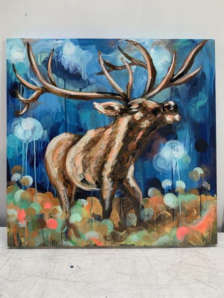 Elk 30x30" picture