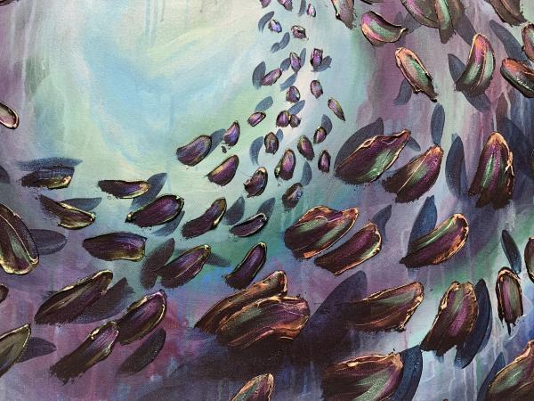 School of Fish 30x40" picture