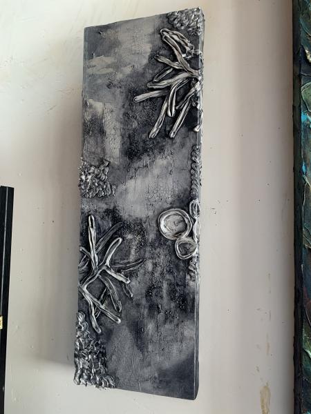 Vertical Reef in Pewter 10x30" picture