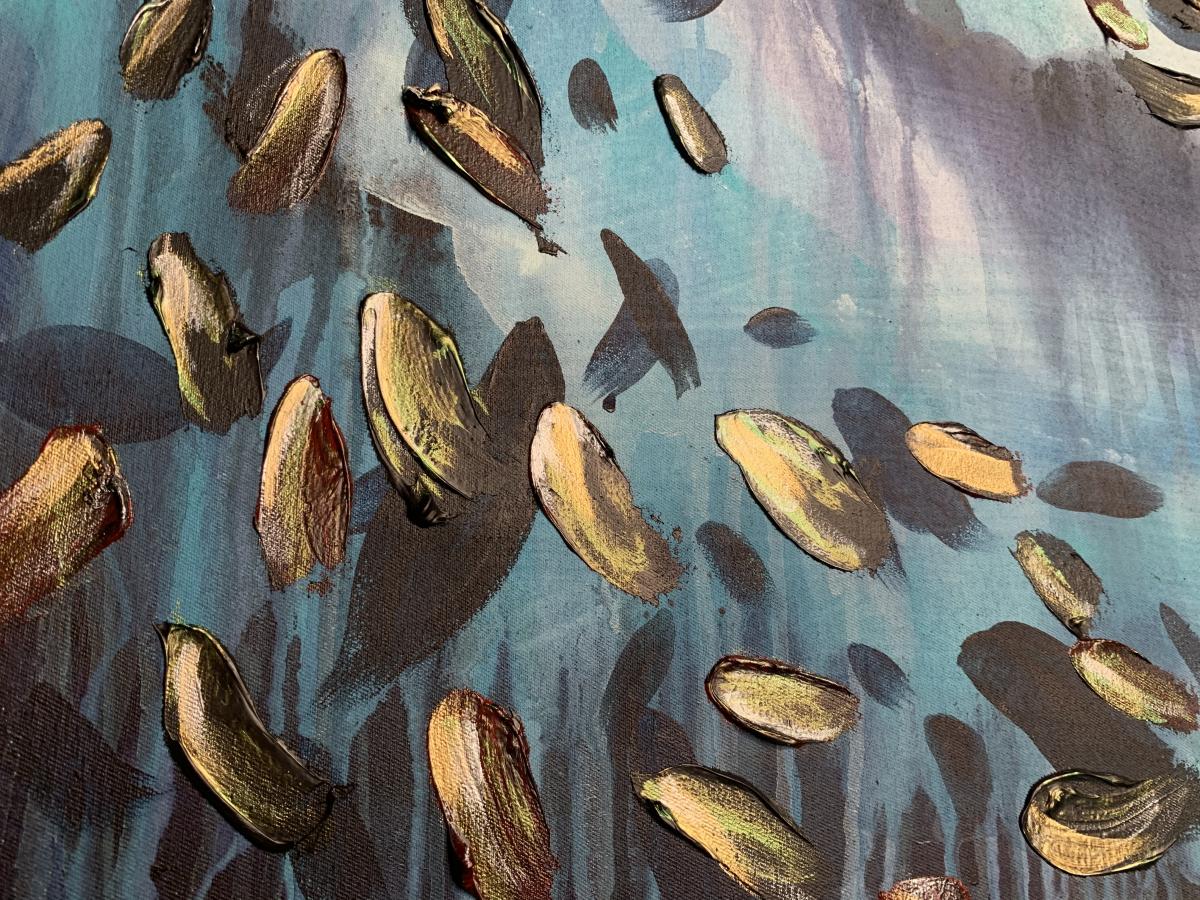 School of Fish 24x42" picture