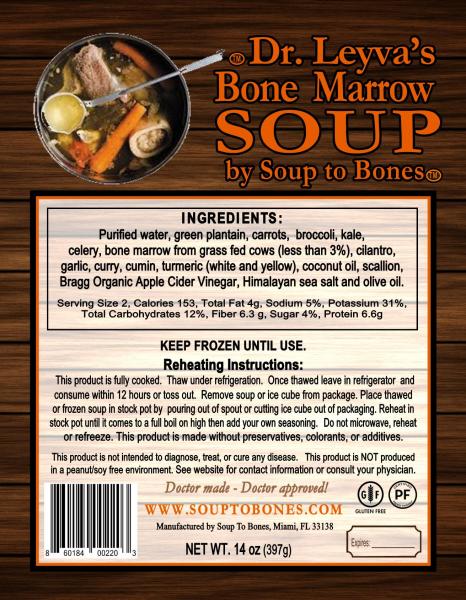 Bone Marrow Veggie Detox Soup with Collagen