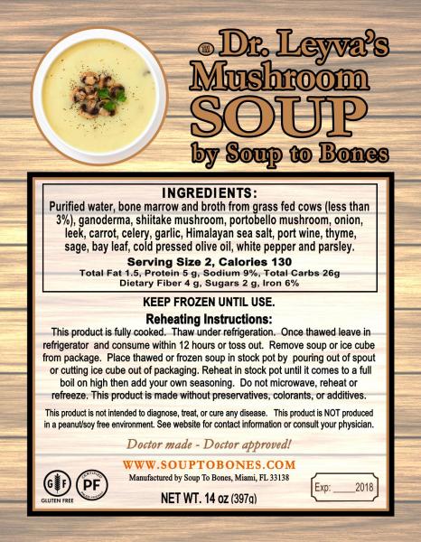Marrow Mushroom Detox Soup