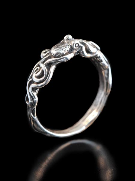 Tentacle Twist - Octopus Ring - Silver picture