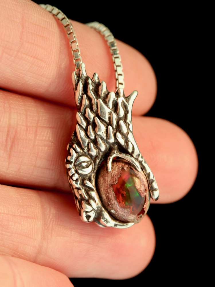 Phantom Viper Snake Head - Silver picture