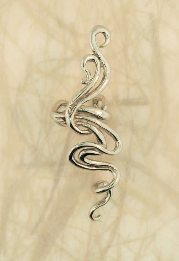 Spiro Ear Cuff - Silver picture