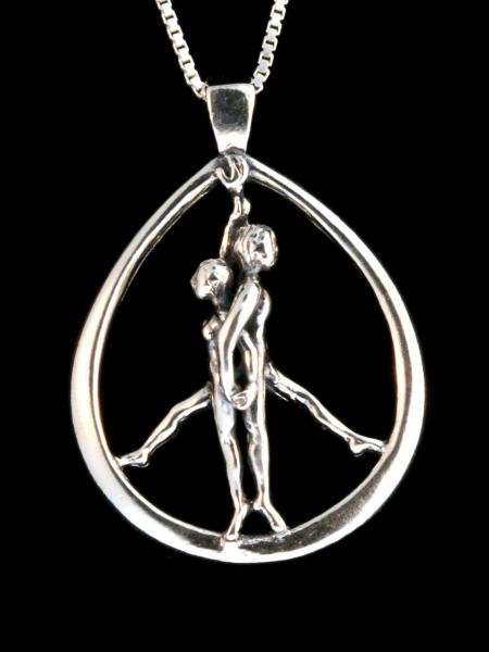 Stand For Peace Pendant - Silver