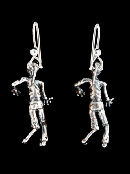 Zombie Earrings - Silver picture
