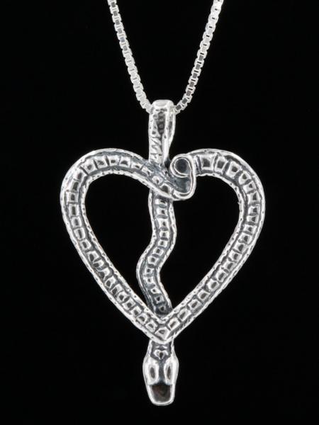 Love Python Pendant #9 - Silver picture