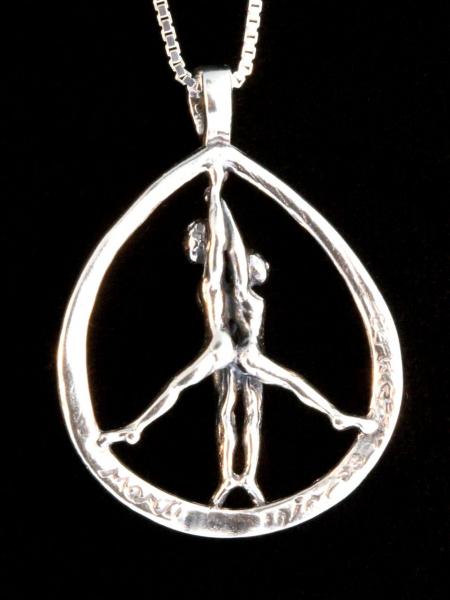 Stand For Peace Pendant - Silver picture