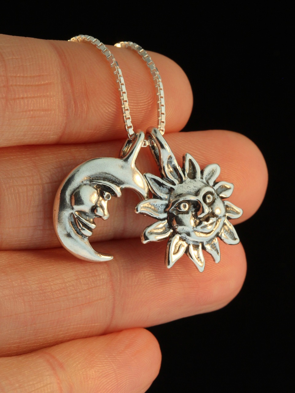 Celestial - Eclipse Pendant - Silver picture