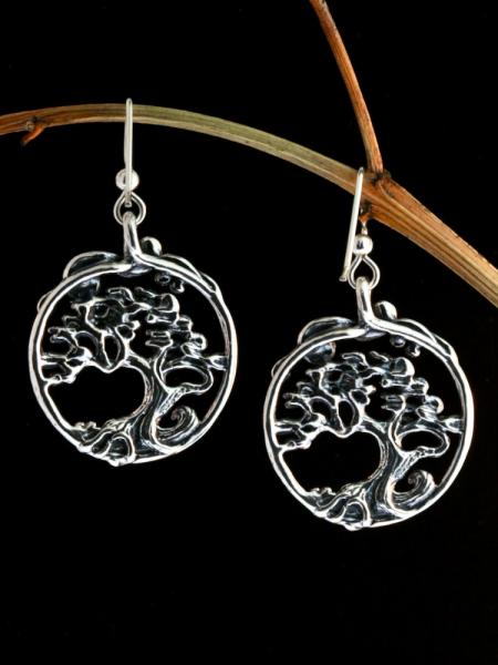 Cypress-Bonsai Tree Earrings picture