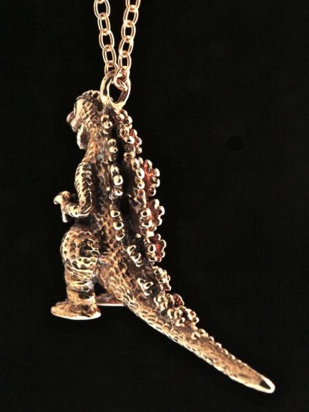 Godzilla Pendant - Bronze picture