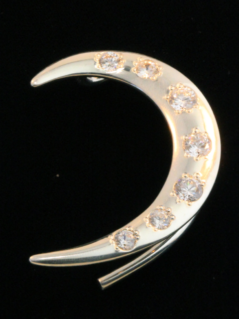 Crescent Ear Wrap - Silver picture