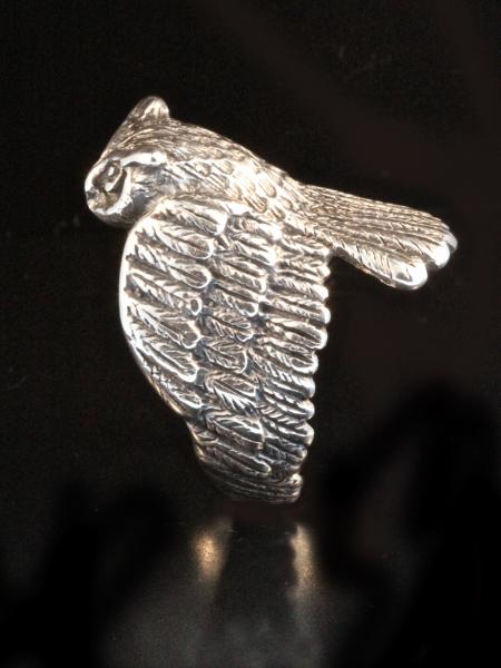 Owl Ring -  Silver picture