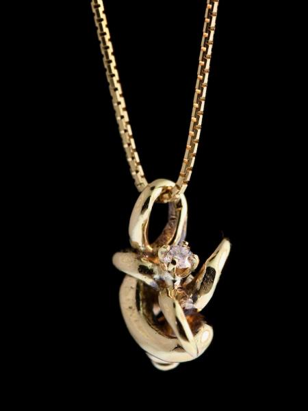 Spielo Spore Pendant - 18K gold with diamond picture