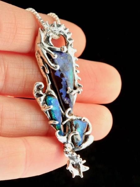 Primordial Opal Pendant - Silver picture