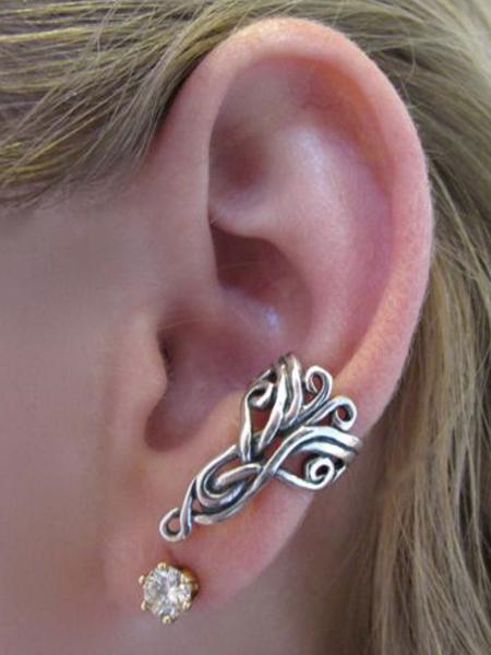 Arabesque Ear Cuff - Silver picture