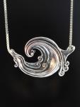 Rip Curl Wave Pendant - Silver