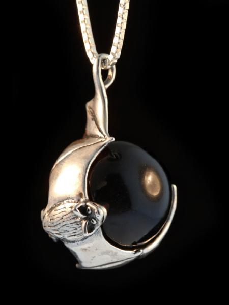 Night Flight Bat Orb - Silver picture