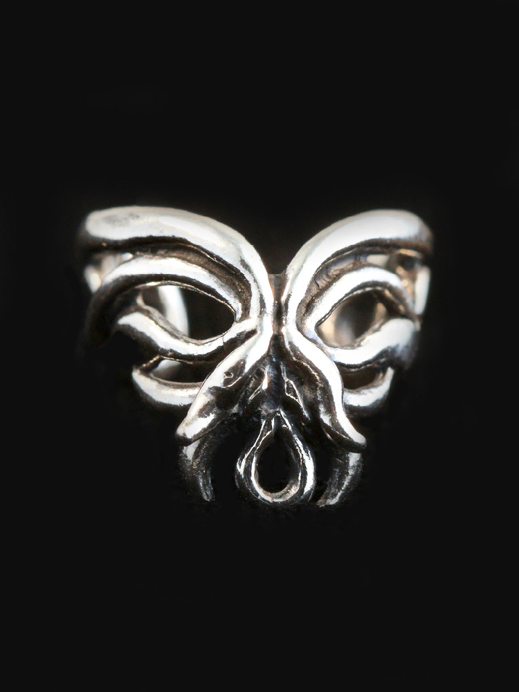 Fuchsia - Flower Ear Cuff Bajoran - Silver picture