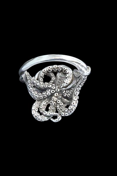Octopus Ring - Silver picture