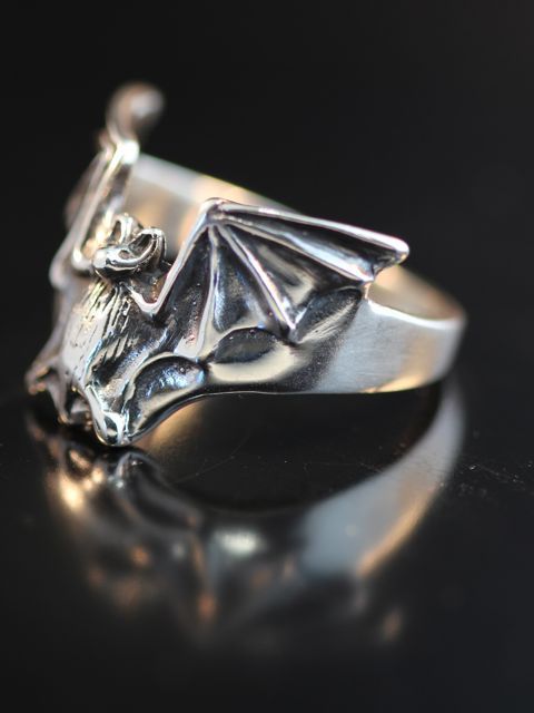 Bat Flight Ring - Silver picture