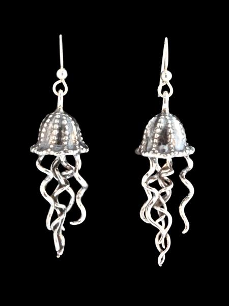 Jellyfish Earrings - Silver