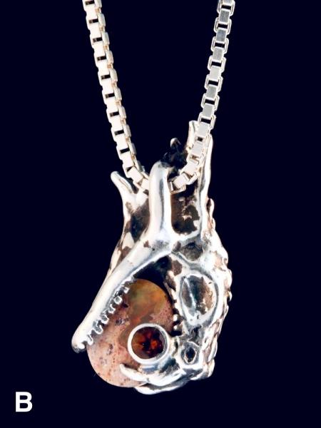 Phantom Viper Snake Head - Silver picture