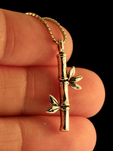 Bamboo Charm - 14k Gold picture