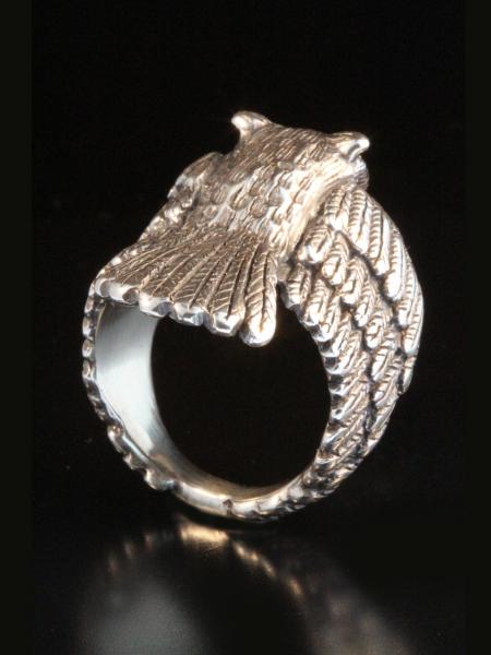 Owl Ring -  Silver picture