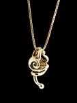 Astro Bloom  Pendant - 18K Gold