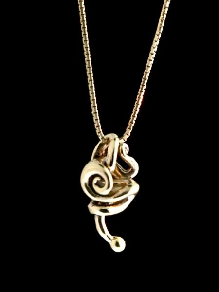 Astro Bloom  Pendant - 18K Gold