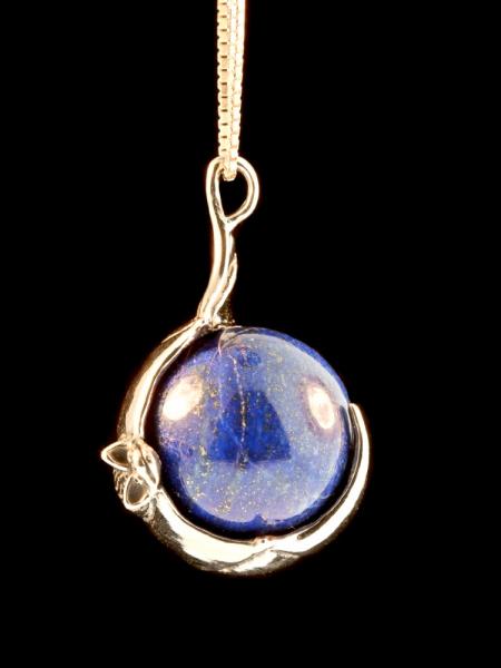 Bat Orb with Lapis Lazuli - 14K Gold picture