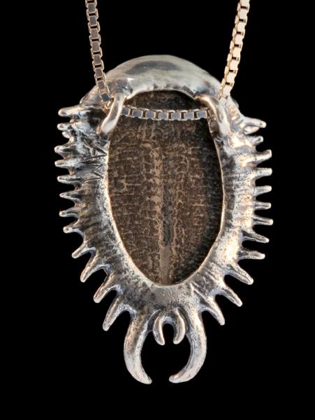 Colossal Spiked Trilobite Pendant - Silver picture